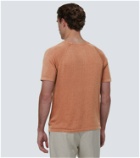Thom Sweeney Knitted linen and cotton T-shirt