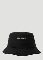 Script Bucket Hat in Black