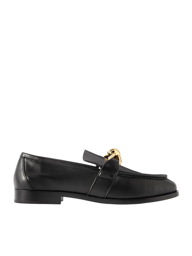 Photo: Bottega Veneta - Astaire Knot-Detailed Leather Loafers - Black