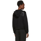 McQ Alexander McQueen Black Cut-Up Hoodie