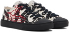 Vivienne Westwood Black & Off-White Plimsoll 2.0 Low Top Sneakers