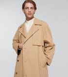 Loewe - Double flap cotton trench coat