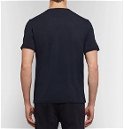 Z Zegna - TECHMERINO Wool-Piqué T-Shirt - Men - Midnight blue