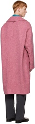 Wooyoungmi Pink Melange Single Coat