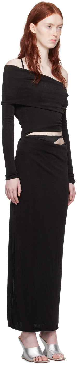 Anna October Black Carolina Maxi Dress