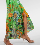 Camilla Printed silk kaftan