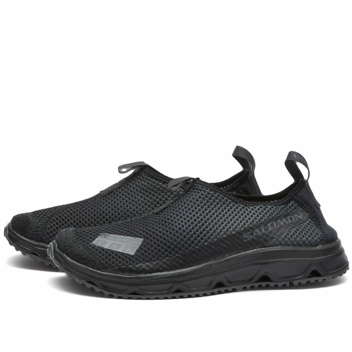 Photo: Salomon RX MOC 3.0 SUEDE Sneakers in Black/Magnet/Black