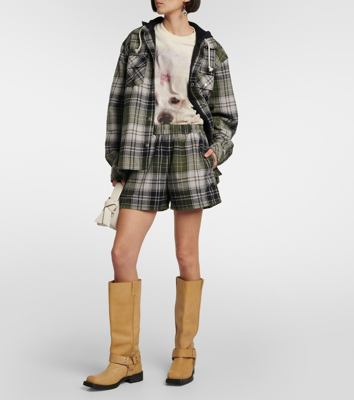 Acne Studios Checked cotton jacket