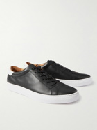 Polo Ralph Lauren - Jermain II Leather Sneakers - Black