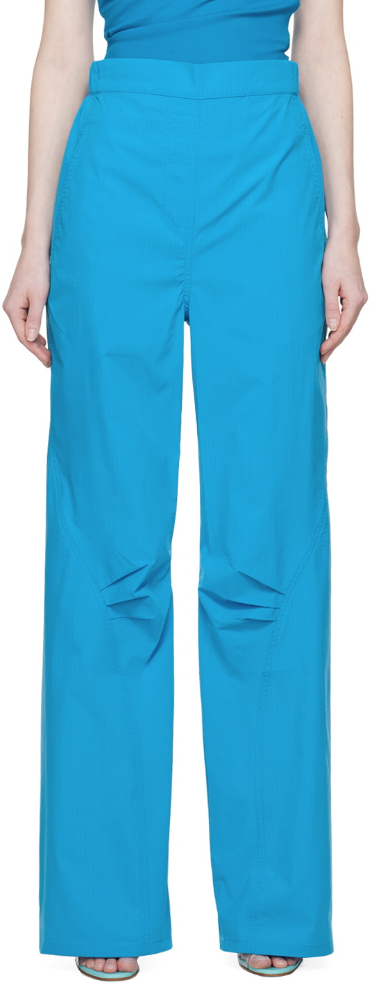WYNN HAMLYN Blue Elasticized Trousers