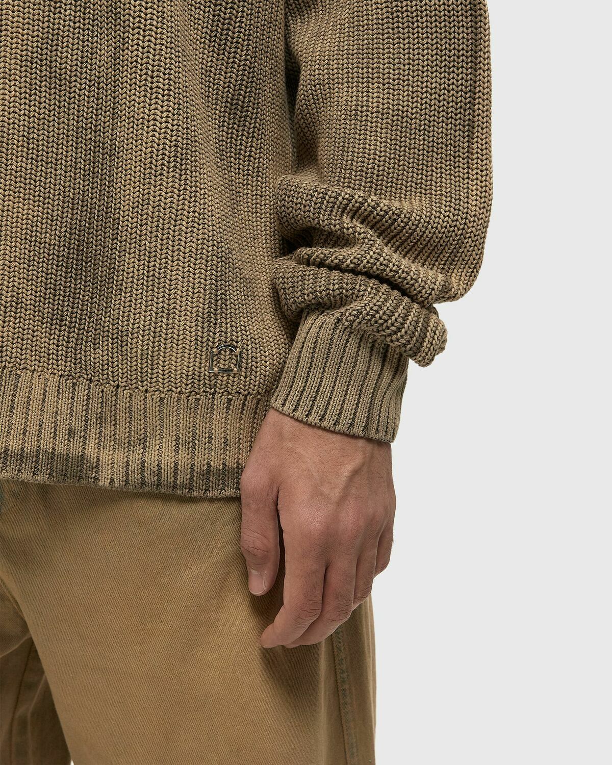 Reternity ESSENTIAL KNIT SWEATER Brown Mens Pullover