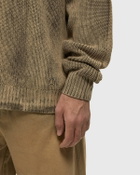 Reternity ESSENTIAL KNIT SWEATER Brown Mens Pullover