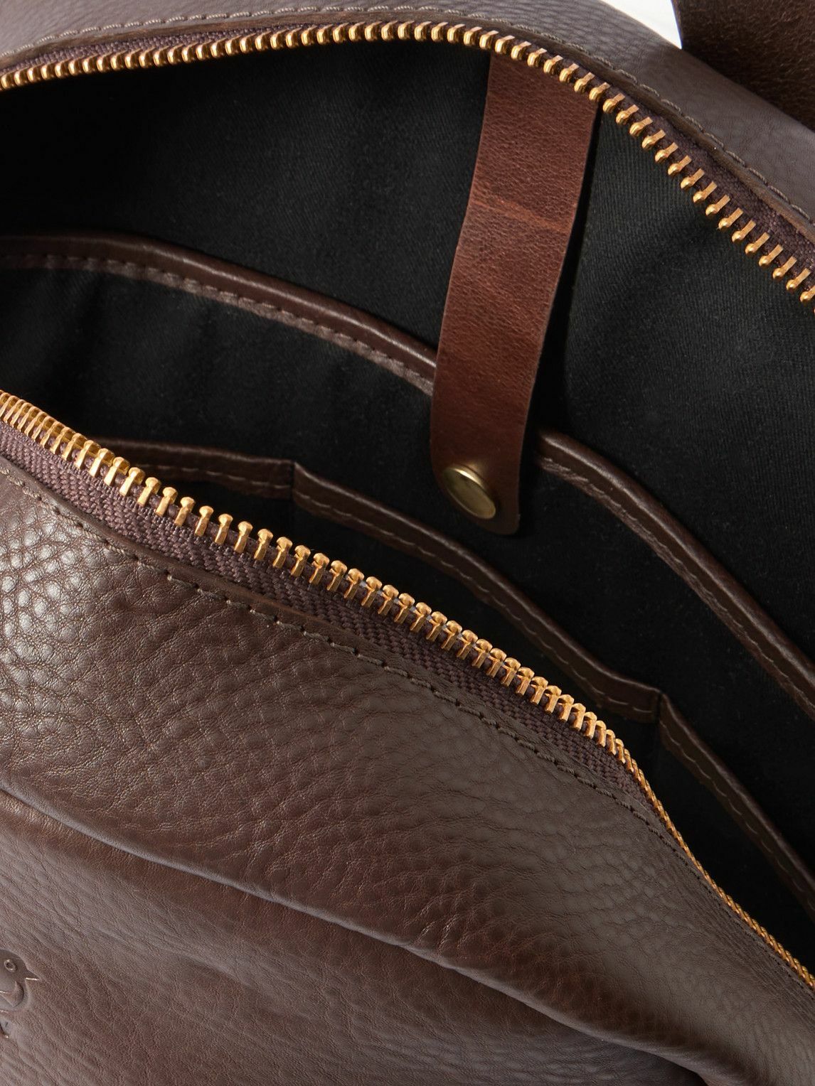 Bennett Winch - Logo-Debossed Full-Grain Leather Backpack Bennett Winch