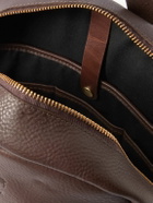 Bennett Winch - Logo-Debossed Full-Grain Leather Backpack
