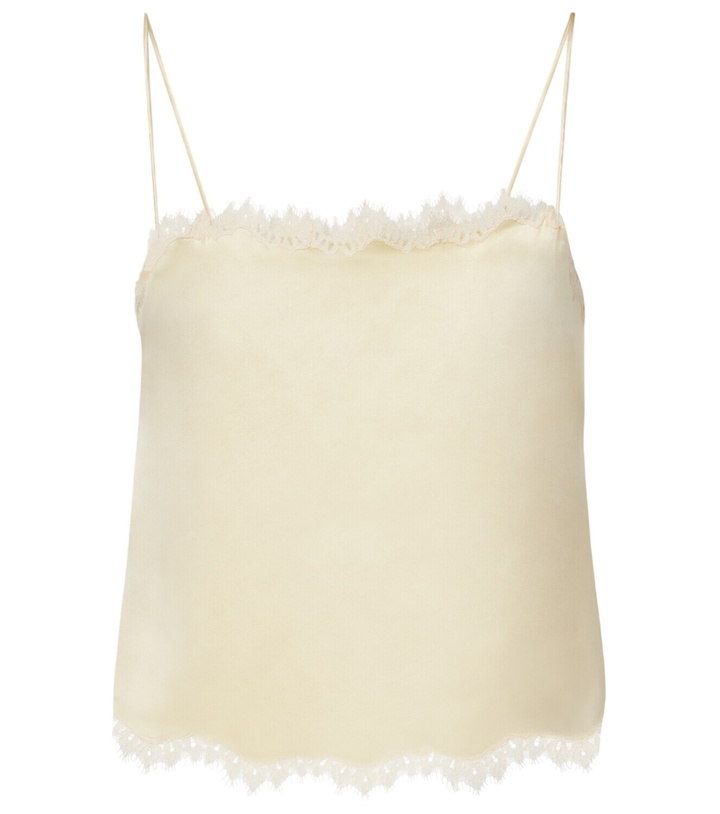 Photo: Dôen Loure lace-trimmed silk camisole
