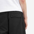 Dime Men's Pleated Twill Shorts in Black