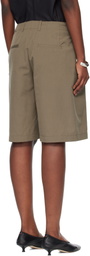 OUR LEGACY Khaki Ponte Shorts