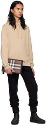 Burberry Brown E-Canvas Check Document Holder