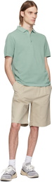 Reigning Champ Green Supima Pique Ace Polo