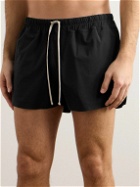 Rick Owens - Straight-Leg Short-Length Swim Shorts - Black