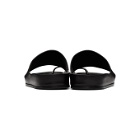Jil Sander Black Single Toe Strap Sandals