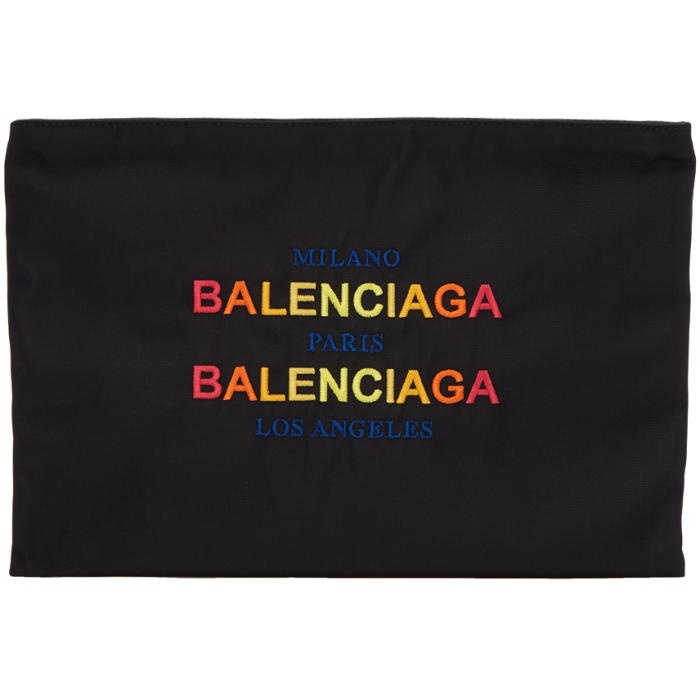 Photo: Balenciaga Black Explorer Pouch