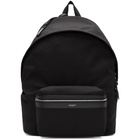 Saint Laurent Black Giant Canvas City Backpack