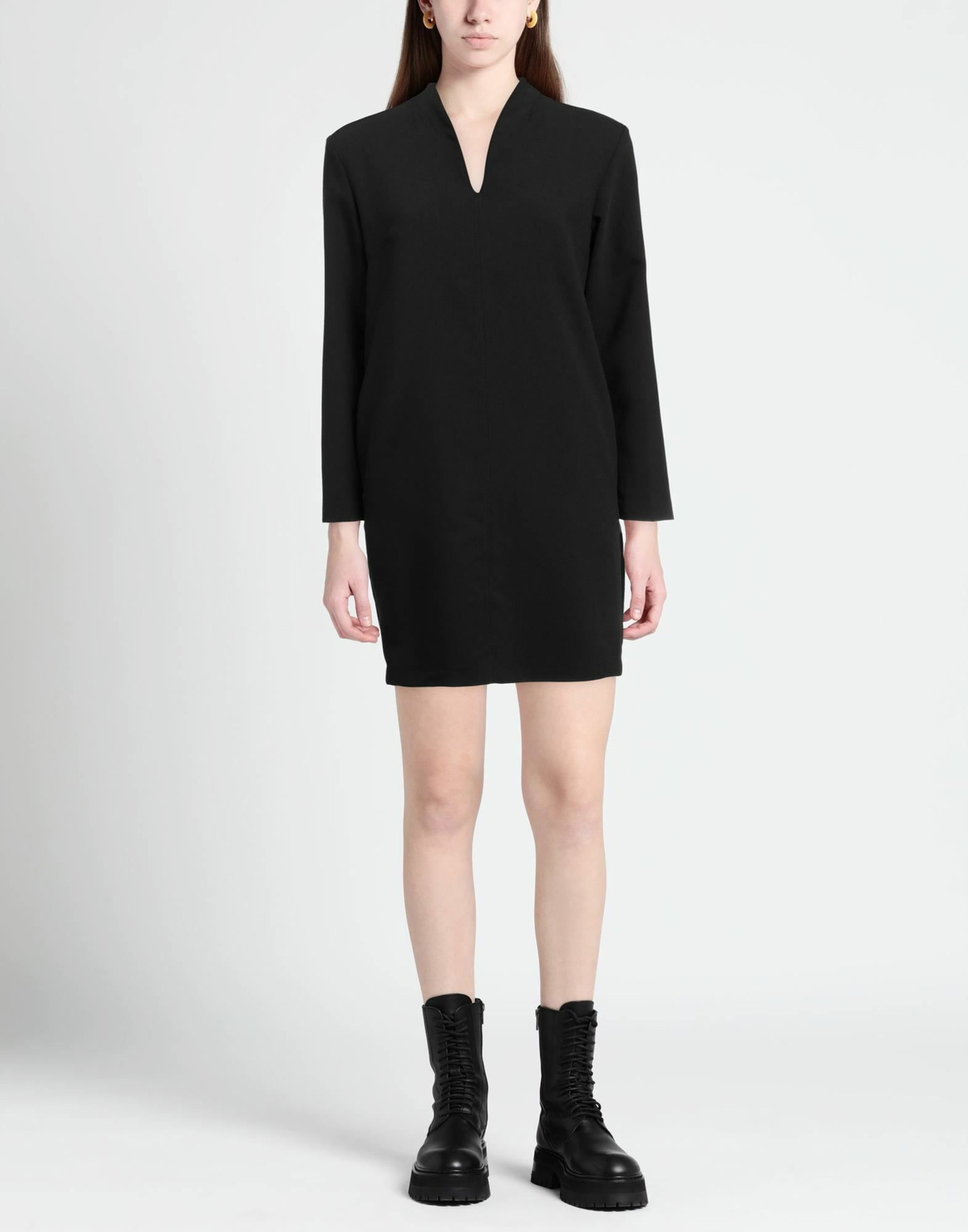 Manila Grace Womens Mini dress in Black