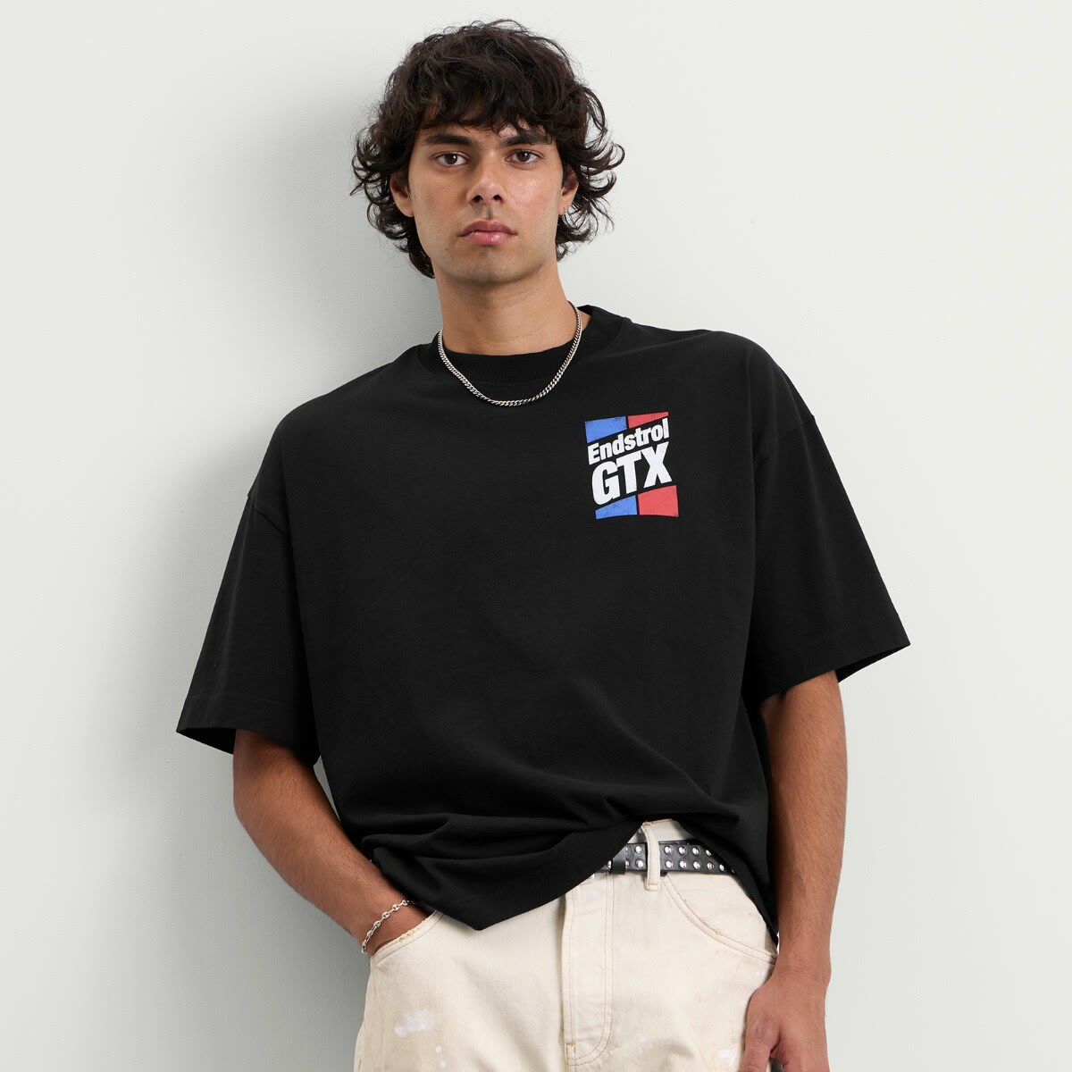 END. Petrol T-Shirt in Black