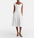 Vivienne Westwood Sunday floral cotton-blend corset dress