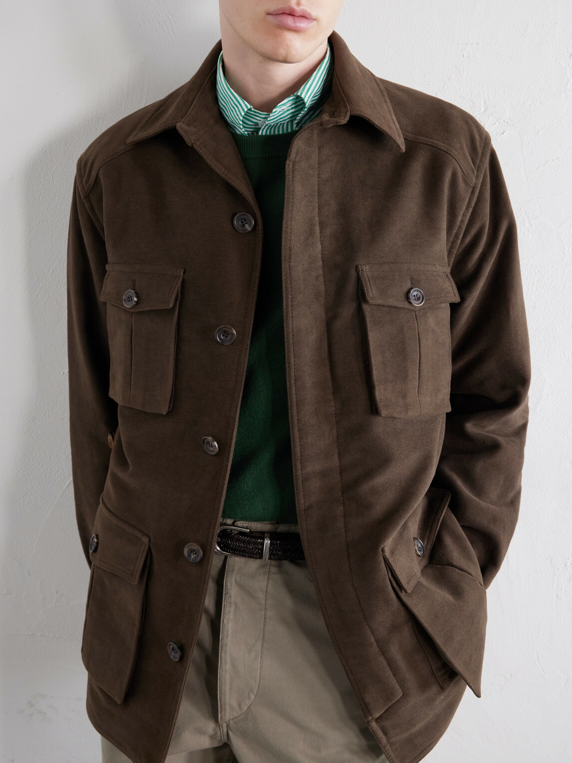 Anderson & Sheppard - Cotton-Corduroy Jacket - Brown