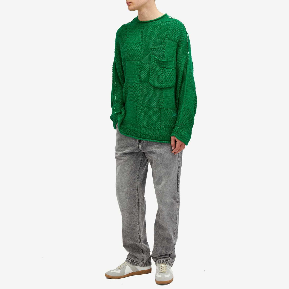 Union LA Men's Byrd Sweater in Jolly Green
