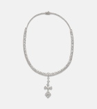 Yeprem Y-Couture 18kt white gold pendant necklace with diamonds