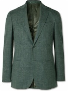 Mr P. - Virgin Wool, Silk and Linen-Blend Suit Jacket - Green