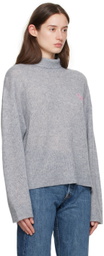 Caro Editions Gray Agnes Turtleneck