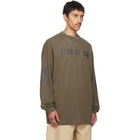 Fear of God ESSENTIALS Khaki Merch Long Sleeve T-shirt