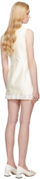 SHUSHU/TONG SSENSE Exclusive Bridal Capsule Sleeveless Slim-Fit Minidress