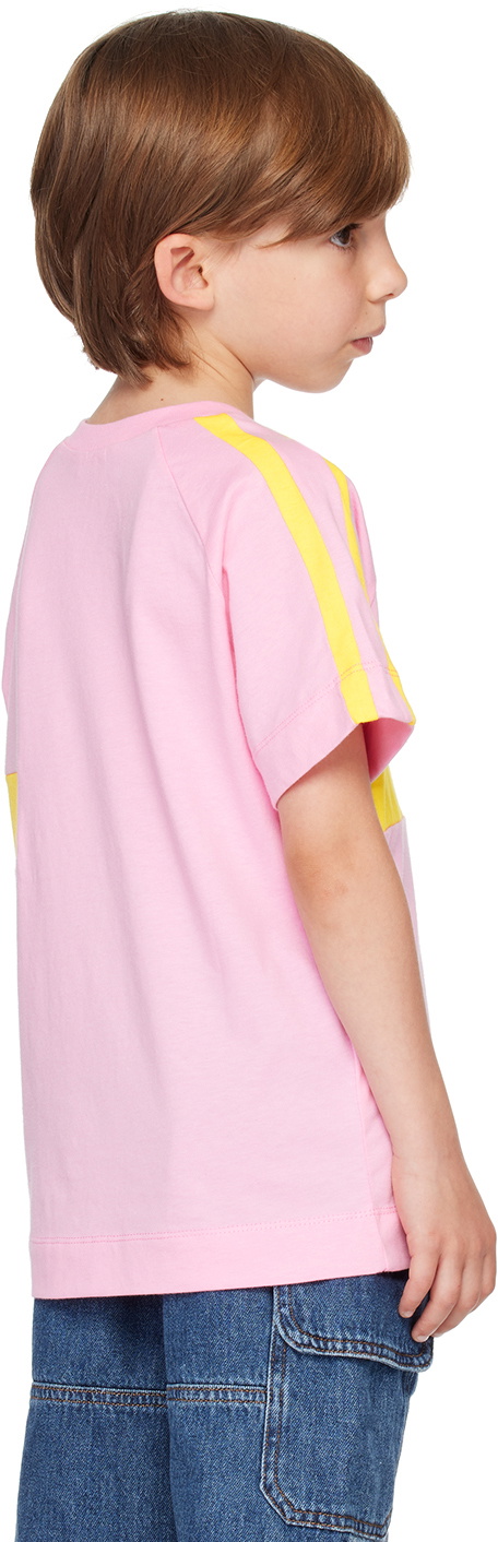 Marni Kids Pink Raglan Sleeve T-Shirt Marni