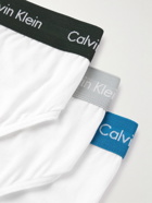 Calvin Klein Underwear - Three-Pack Stretch-Cotton Briefs - White