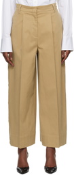 Weekend Max Mara Beige Caprile Trousers