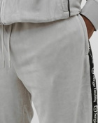 Sergio Tacchini Logo Velour Track Pant Grey - Mens - Track Pants