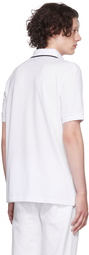 Raf Simons White Patched Polo