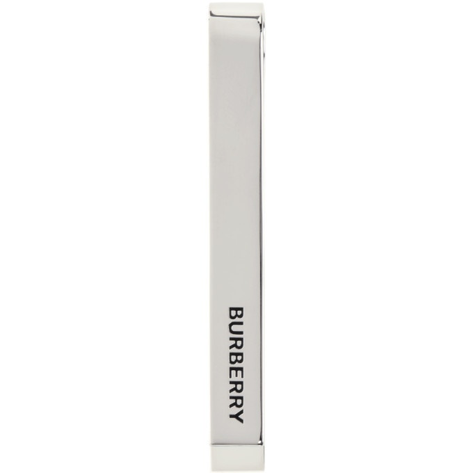 Photo: Burberry Silver Engraved Tie Bar