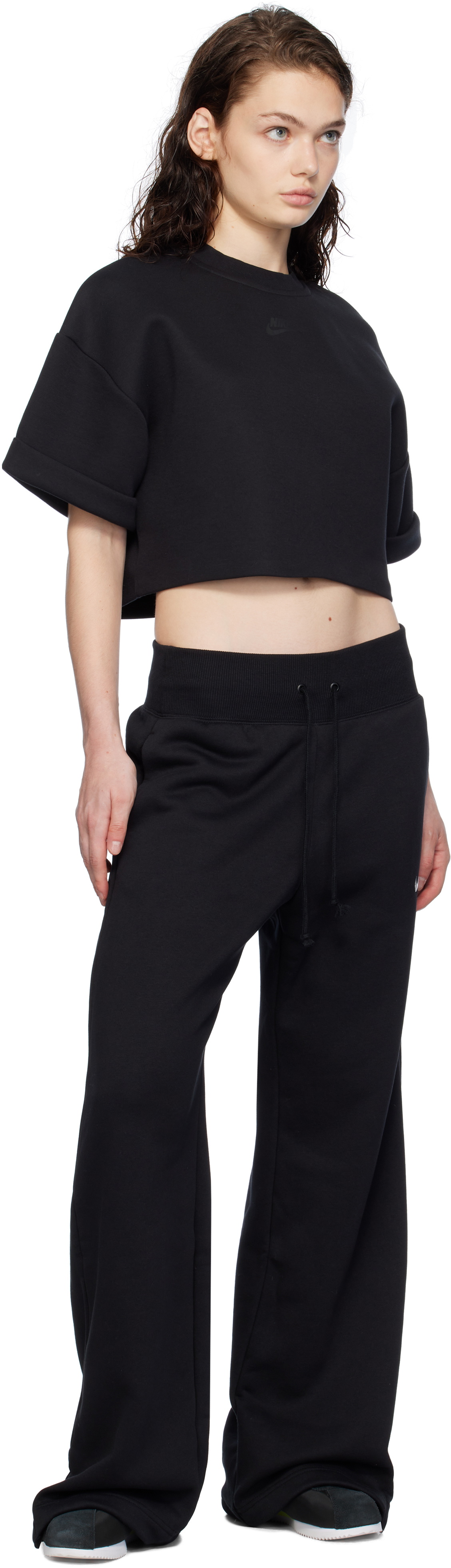 Nike Black Sportswear Phoenix Fleece Lounge Pants