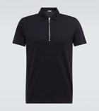 Moncler - Cotton-blend polo shirt