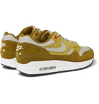 Nike - atmos Air Max 1 Premium Retro Suede, Nubuck and Mesh Sneakers - Men - Green