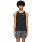 Nike Black Rise 365 Running Tank Top