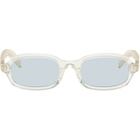 Prada Eyewear Transparent Iconic Metal Plaque Sunglasses