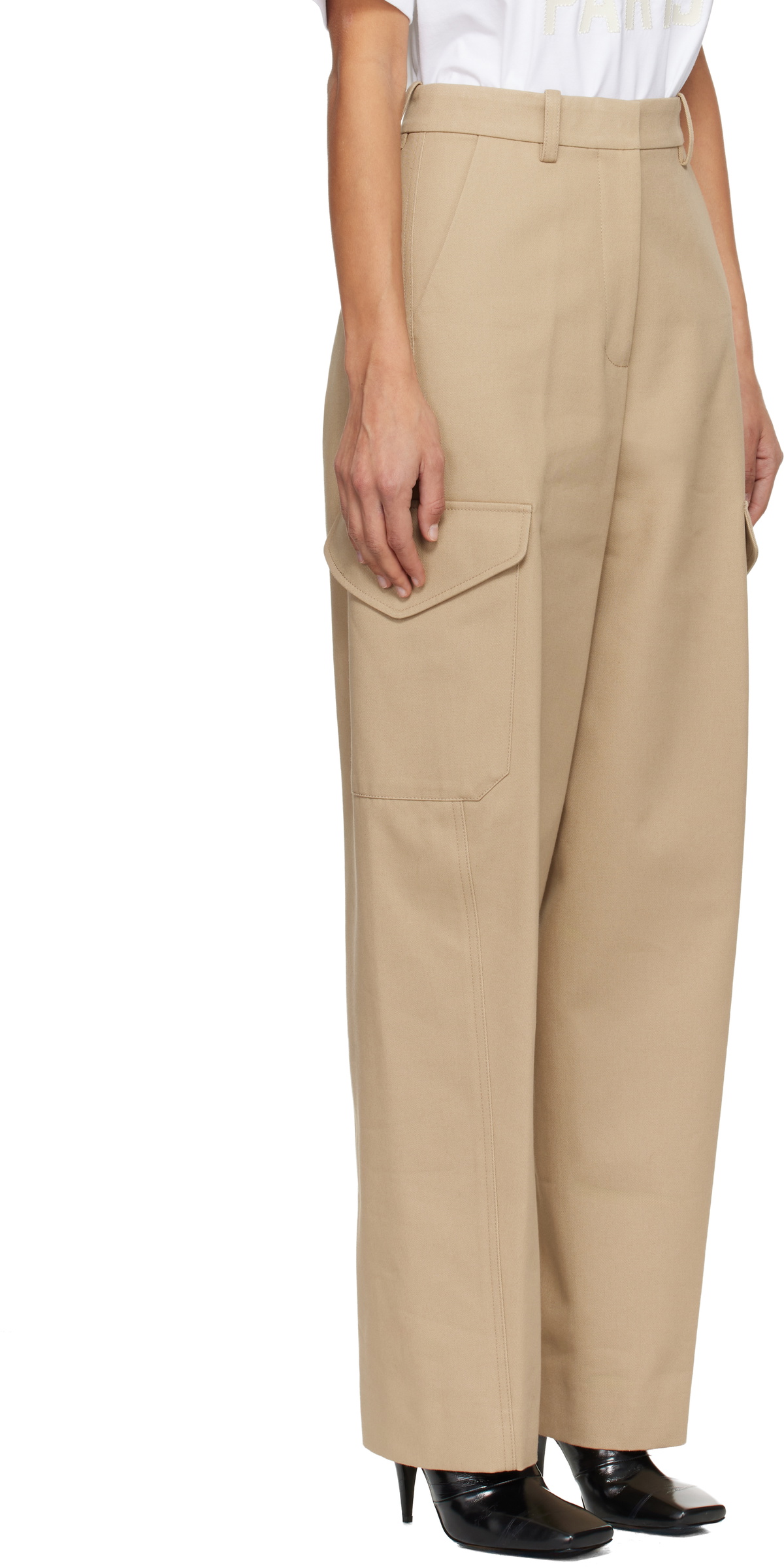 Givenchy Beige Cocoon Utility Trousers