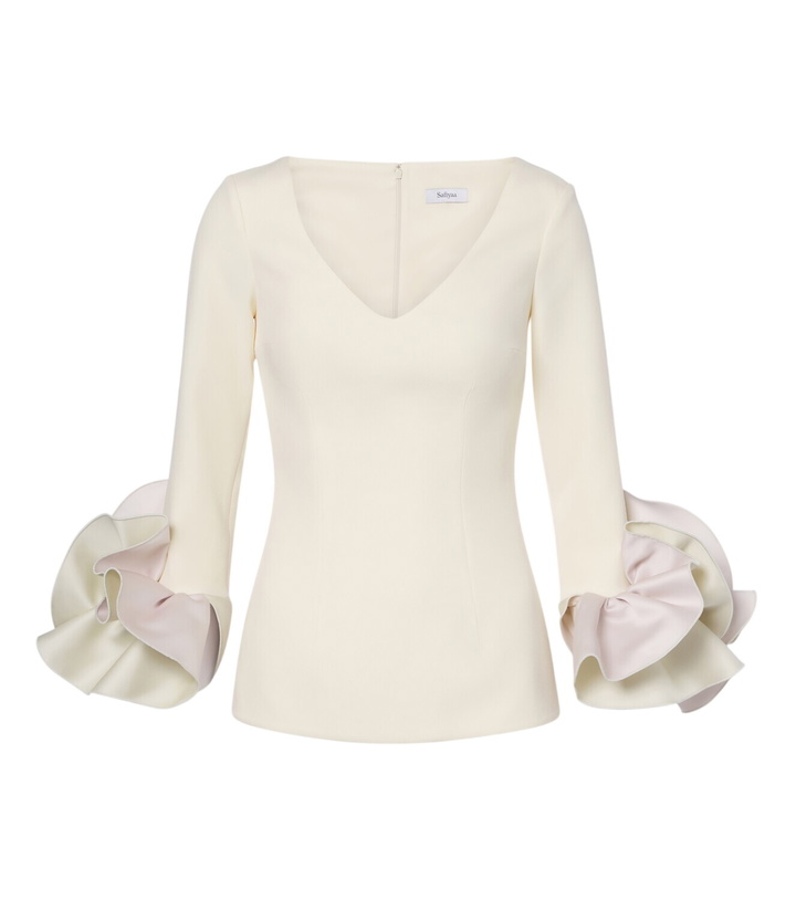 Photo: Safiyaa Sintien ruffled crêpe top